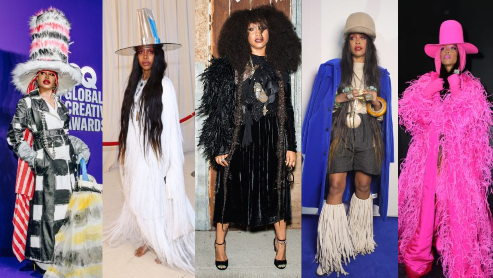 The Essence Of Erykah Badu: Top Looks From CFDA's Newest Fashion Icon