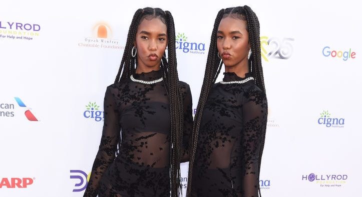 Jessie and D’Lila Combs Rule The Runway In Purple Hollyrod 2023 Designcare Gala - Arrivals
