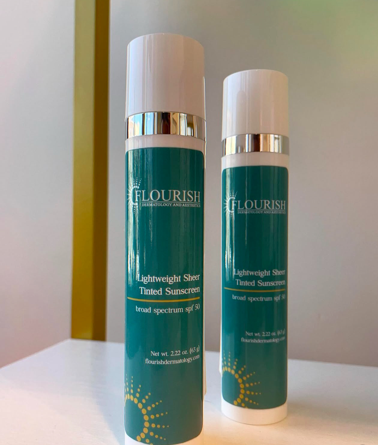 Flourish Dermatology Lightweight Sheer Tinted Sunscreen