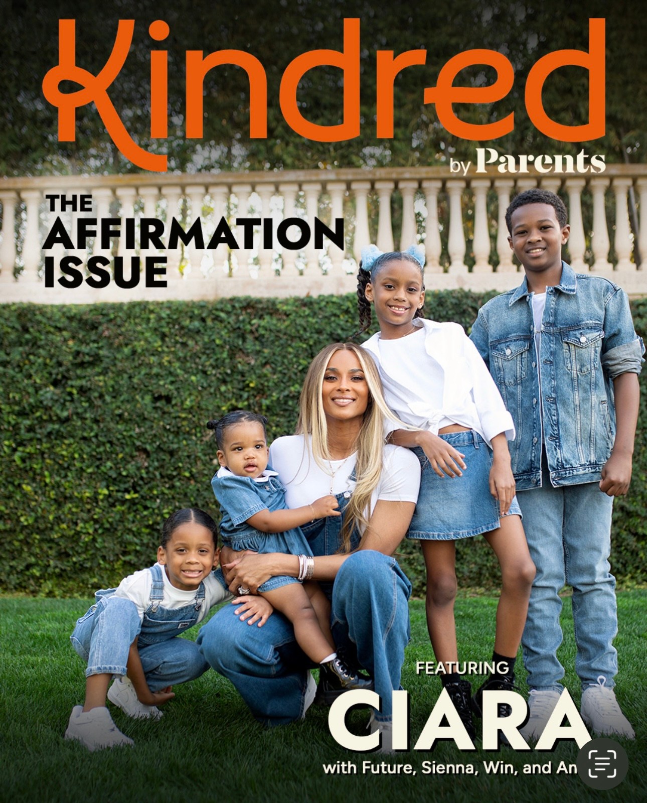 Ciara And Her Adorable Kids Grace The Cover Of 'Kindred By Parents' Magazine