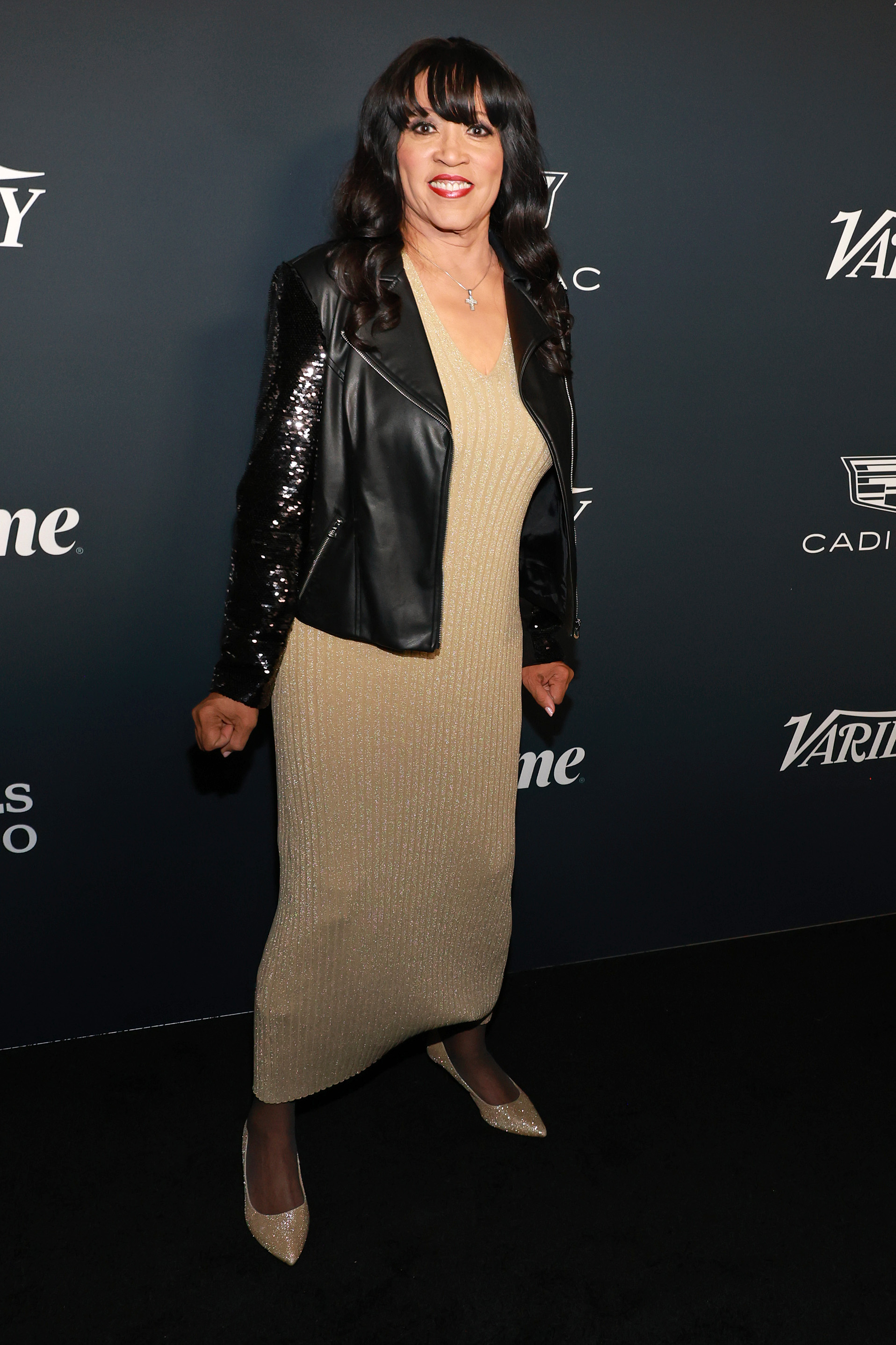 Jackée Harry's Sequined Leather Jacket