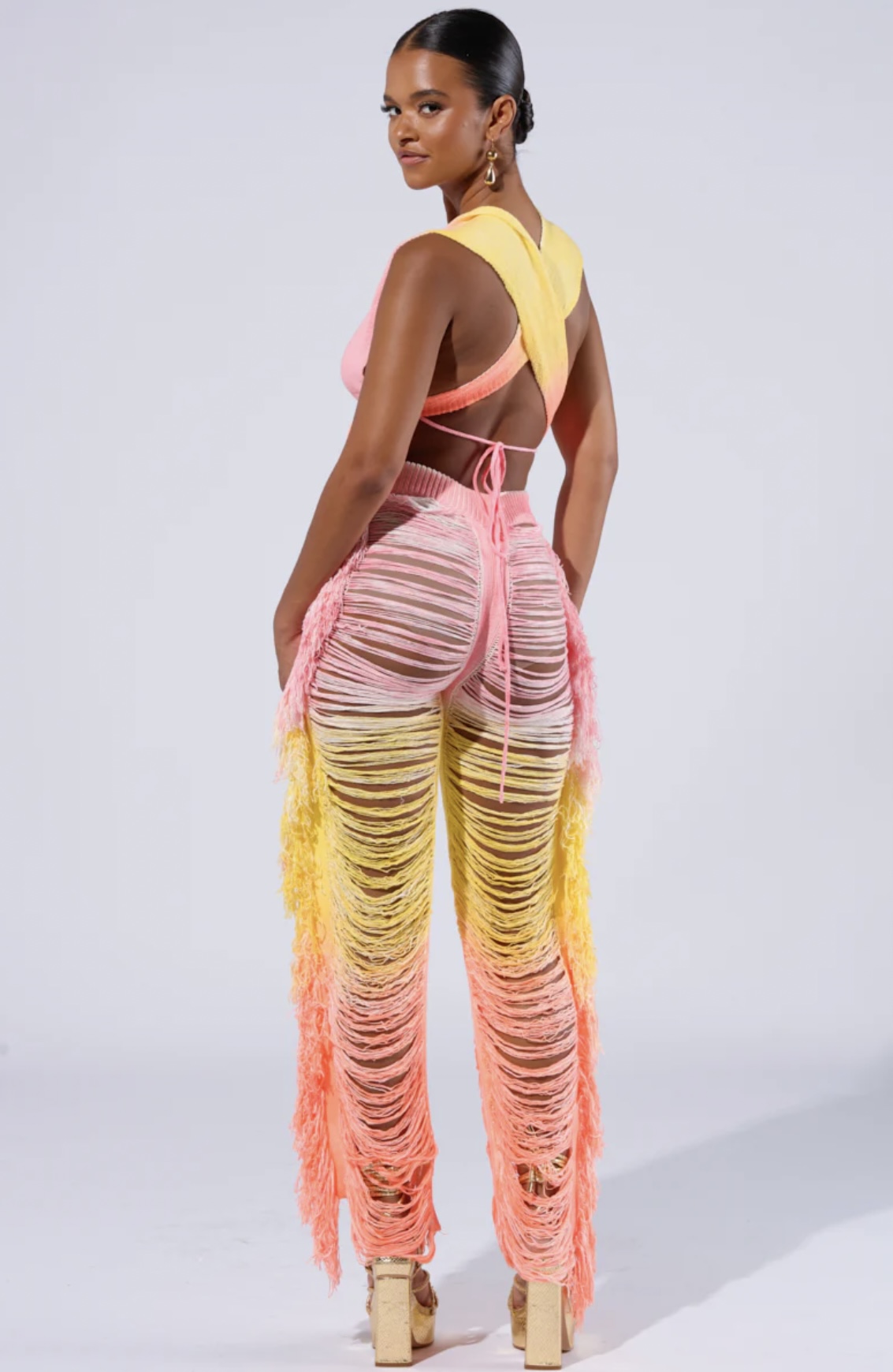 Cutout Fringe Set