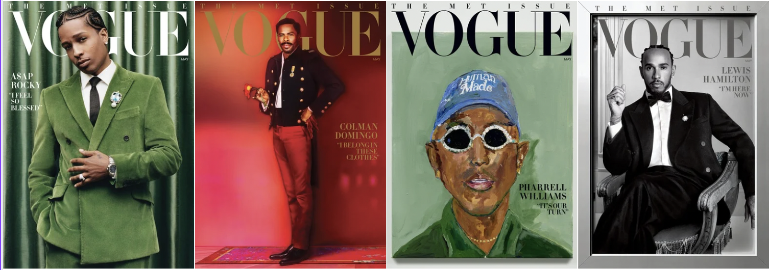 Vogue May Issue Colman Domingo, A$AP Rocky, Pharrell, Lewis Hamilton