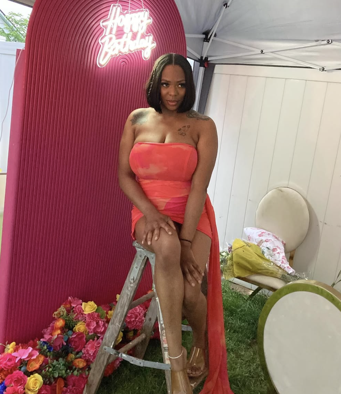Shamika Sanders FashionNova Birthday Dress