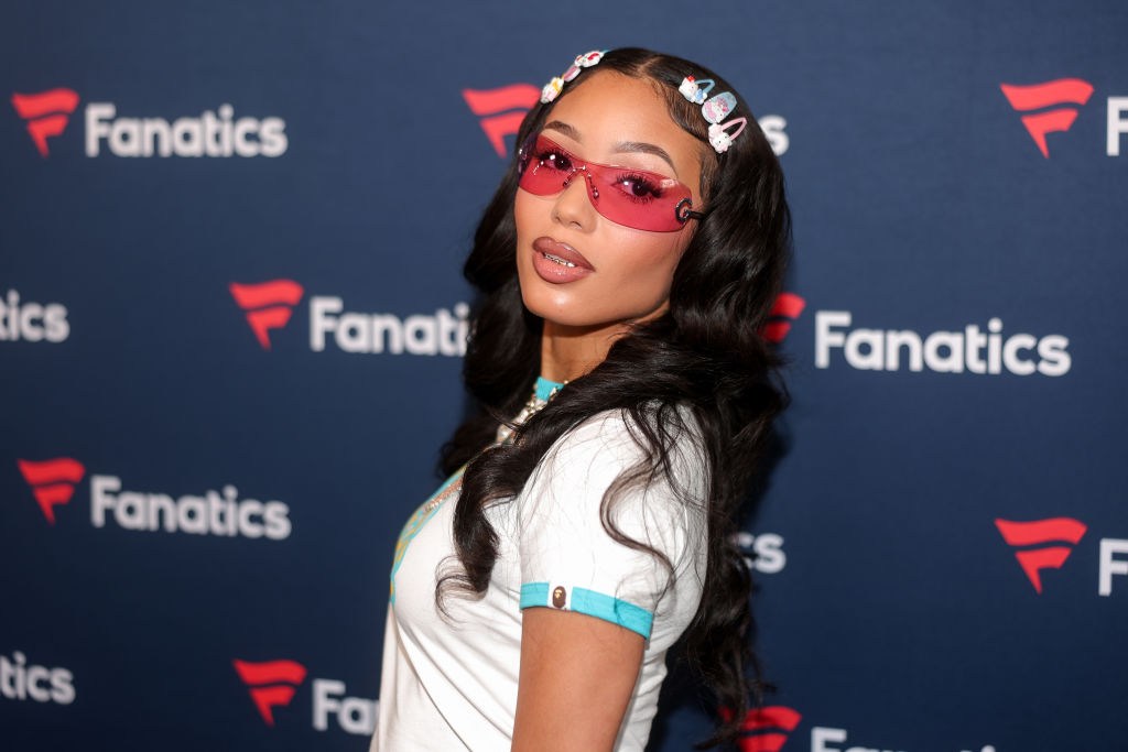 Michael Rubin's Fanatics Super Bowl Party. Coi Leray, daughter