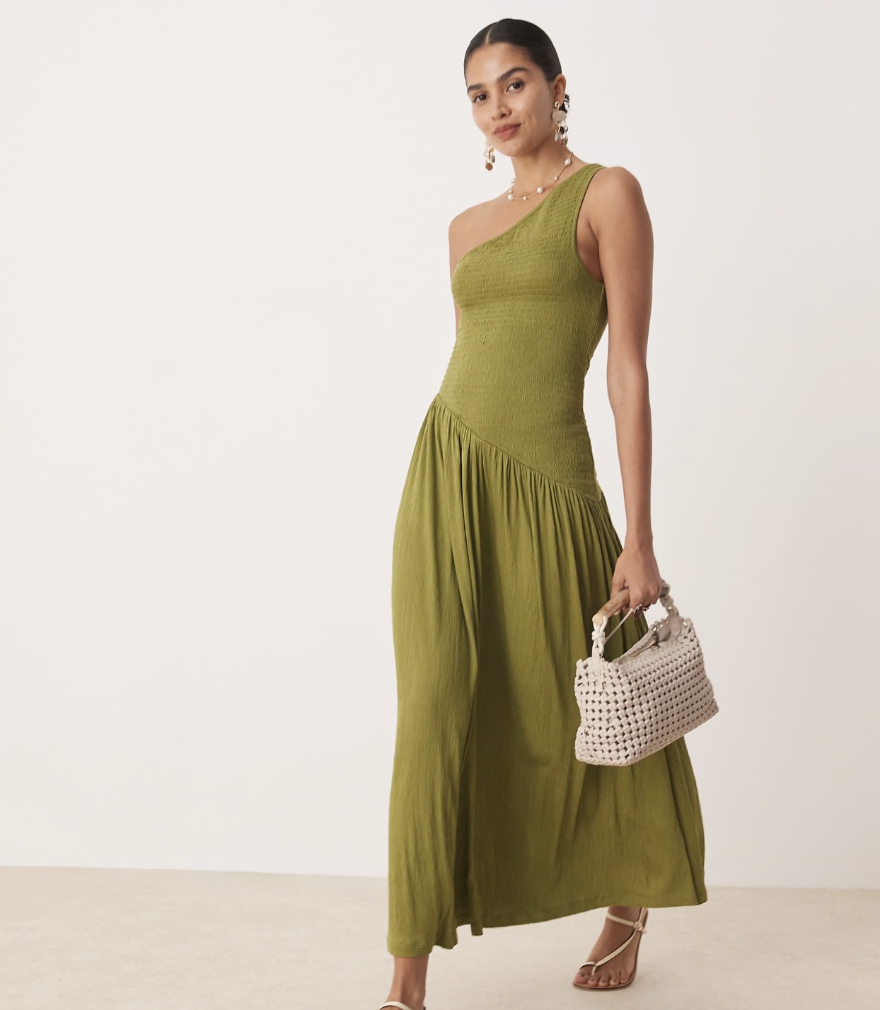 Asymmetric Midi Dress