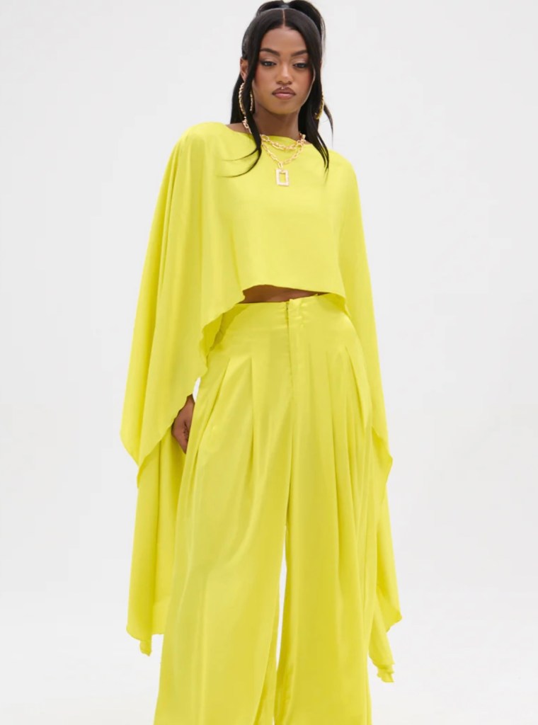 Wide Leg Pant Set