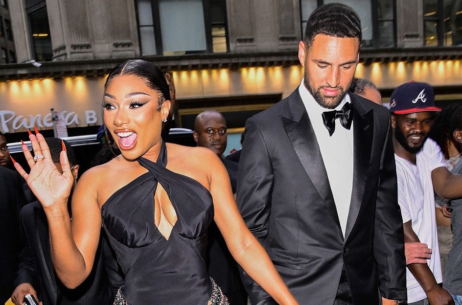  Megan Thee Stallion, just made things official-official with NBA star Klay Thompson Celebrity Sightings In New York City - July 16, 2025