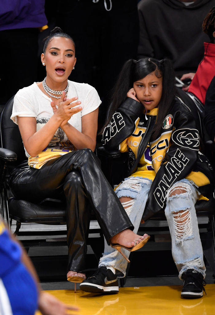 At The Los Angeles Lakers Game