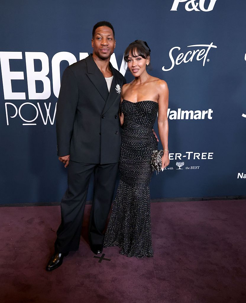 Jonathan Majors and Meagan Good