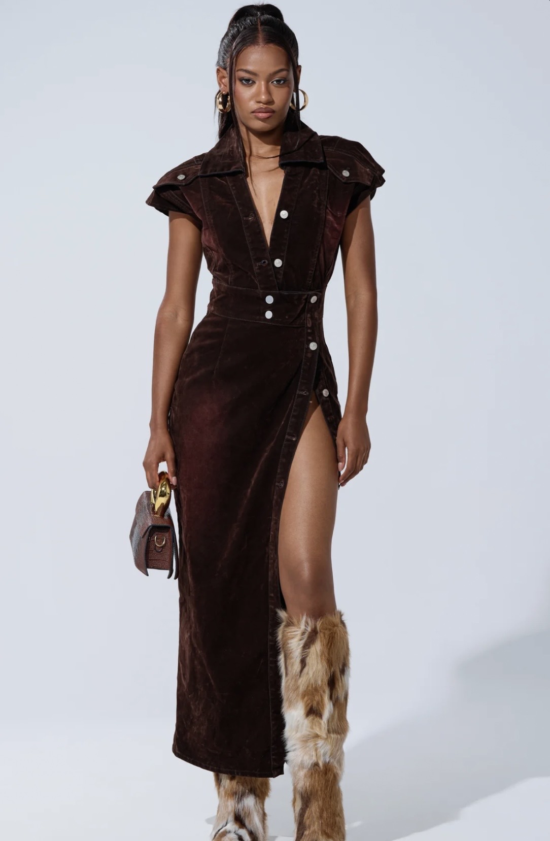 Velvet Maxi Dress
