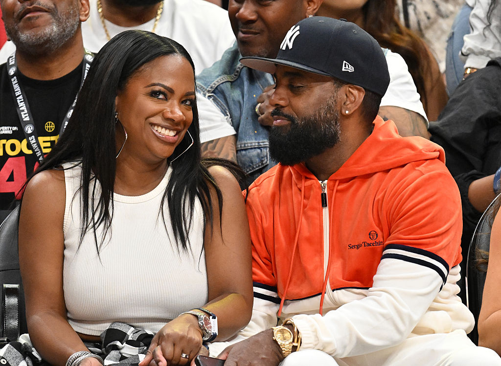 Celebrities Attend Miami Heat v Atlanta Hawks
