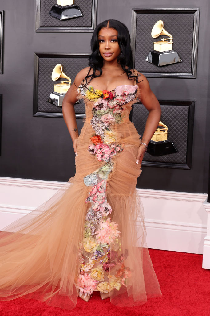 SZA at the 64th Annual GRAMMY Awards
