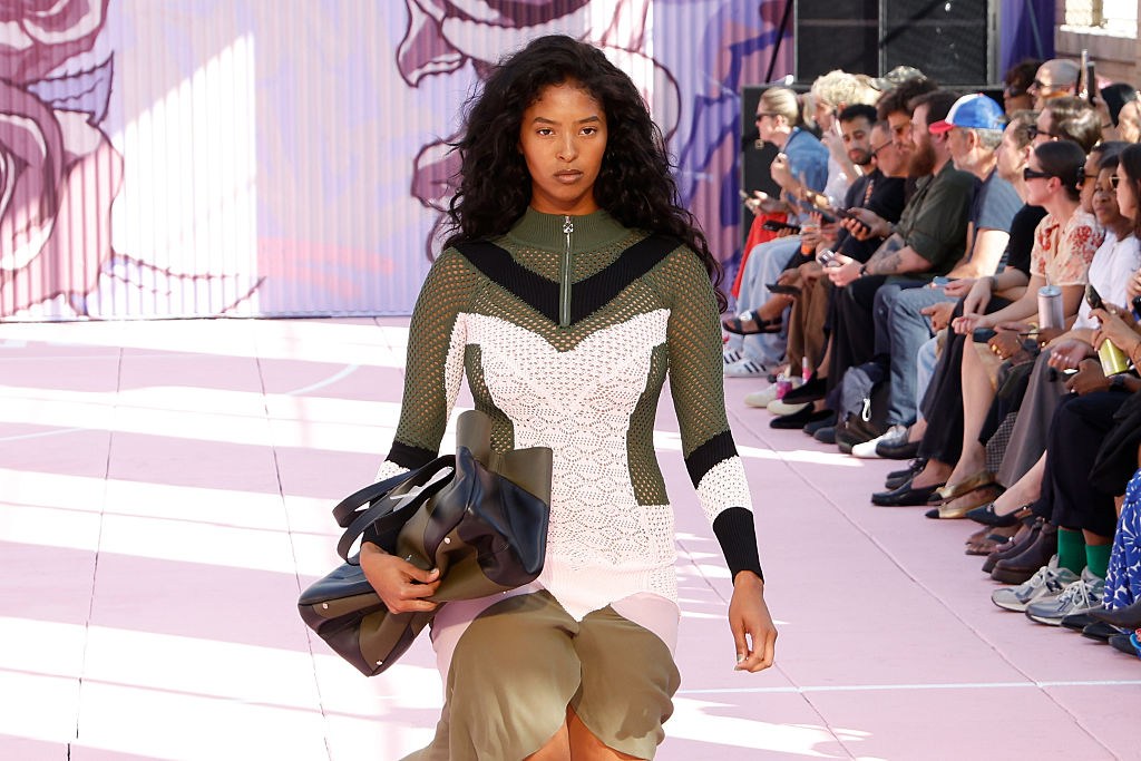 Natalia Diamante Bryant Modeling At The Off-White September 2025 New York Fashion Week Show
